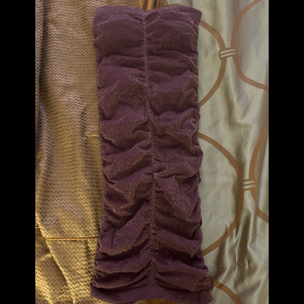 Shimmery tube dress 💜
